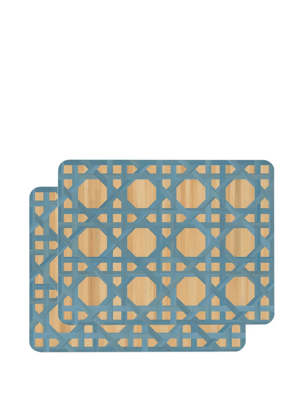 HestiaLiving Epoch rectangular bamboo-pattern tablemats (set of two) | Tableware | Image 2