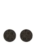 HestiaLiving Deco pattern round tablemats (set of two) - Black