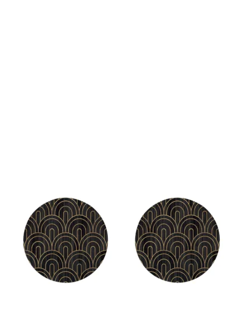 HestiaLiving Deco pattern round tablemats (set of two)