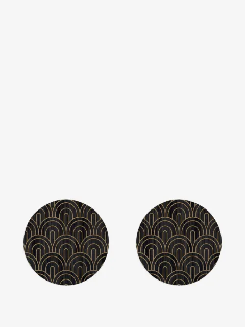 HestiaLiving Deco pattern round tablemats (set of two)