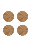 HestiaLiving Soleil round coaster (set of four) - Neutrals