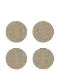 HestiaLiving Prestige speckled coaster (set of four) - Neutrals