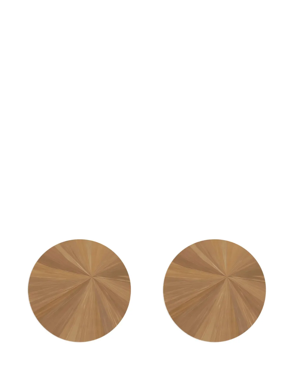 Hestialiving Soleil Round Tablemat (set Of Two) In Brown