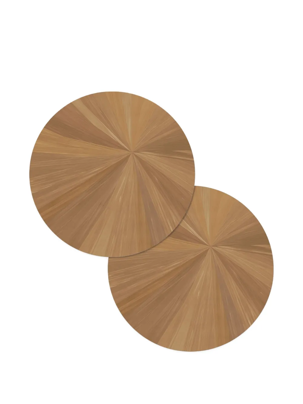 HestiaLiving Soleil round tablemat (set of two) | Brown | Image 1