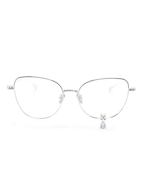 YVMIN lentes con armazón cat eye y detalles de cristal