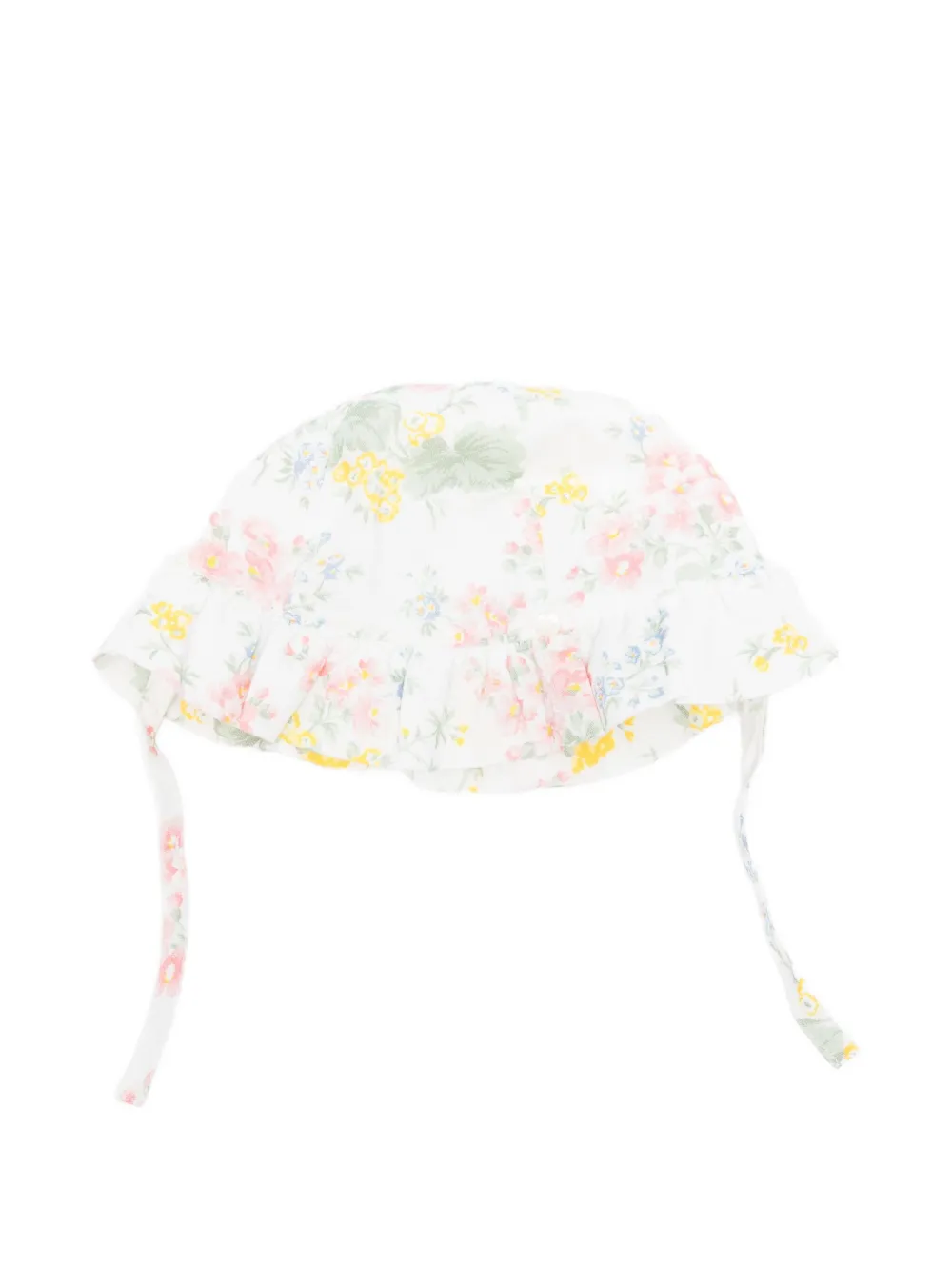 Tartine Et Chocolat Flower-patterned Hat In White