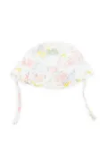 Tartine Et Chocolat flower-patterned hat - White