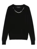 Simone Rocha pearl-embellished sweater - Black
