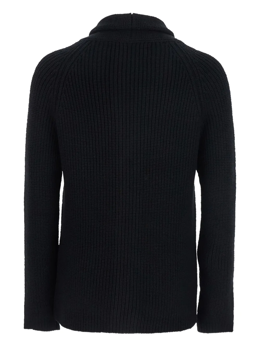 Tagliatore Vest met sjaalkraag Zwart