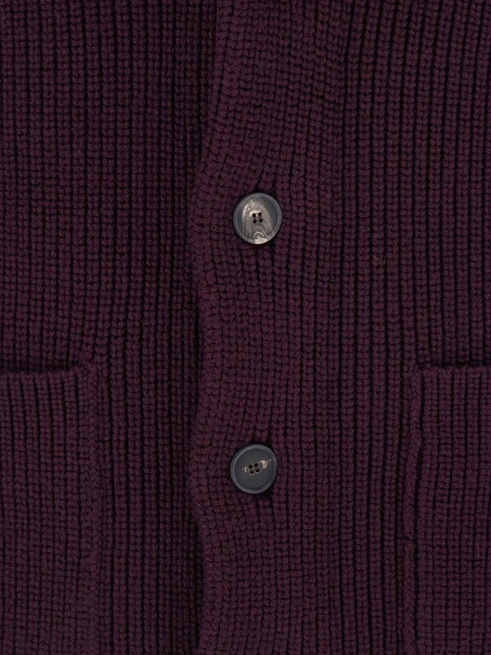 Tagliatore Ribgebreid vest Rood