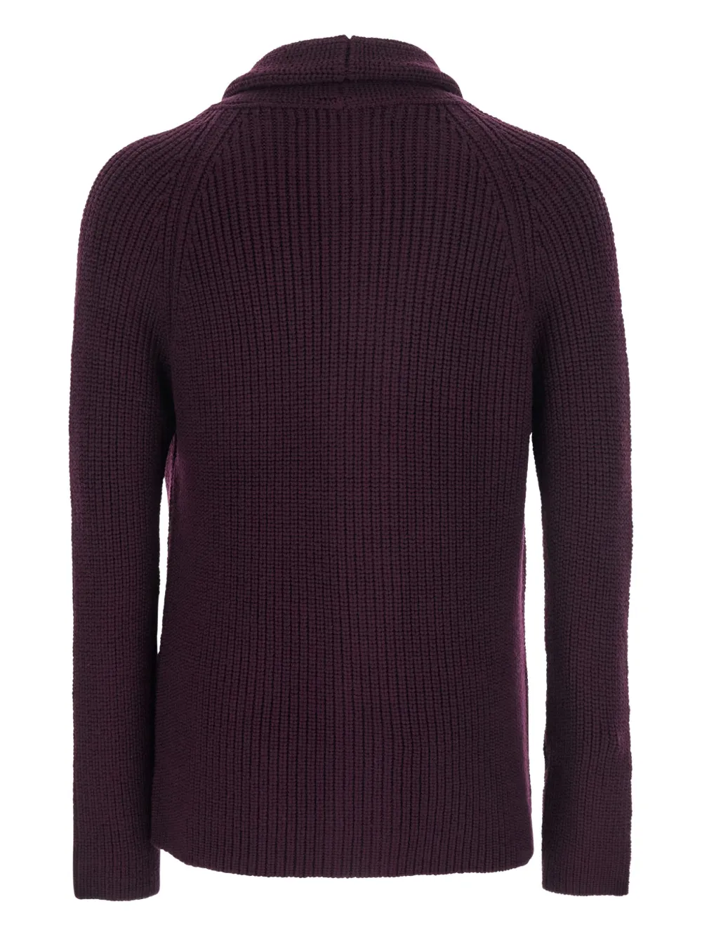 Tagliatore Ribgebreid vest Rood