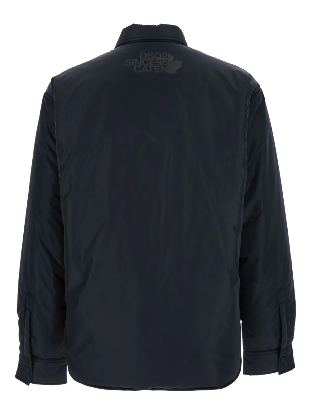 DSQUARED2 Gewatteerd shirtjack met dubbele zak Zwart