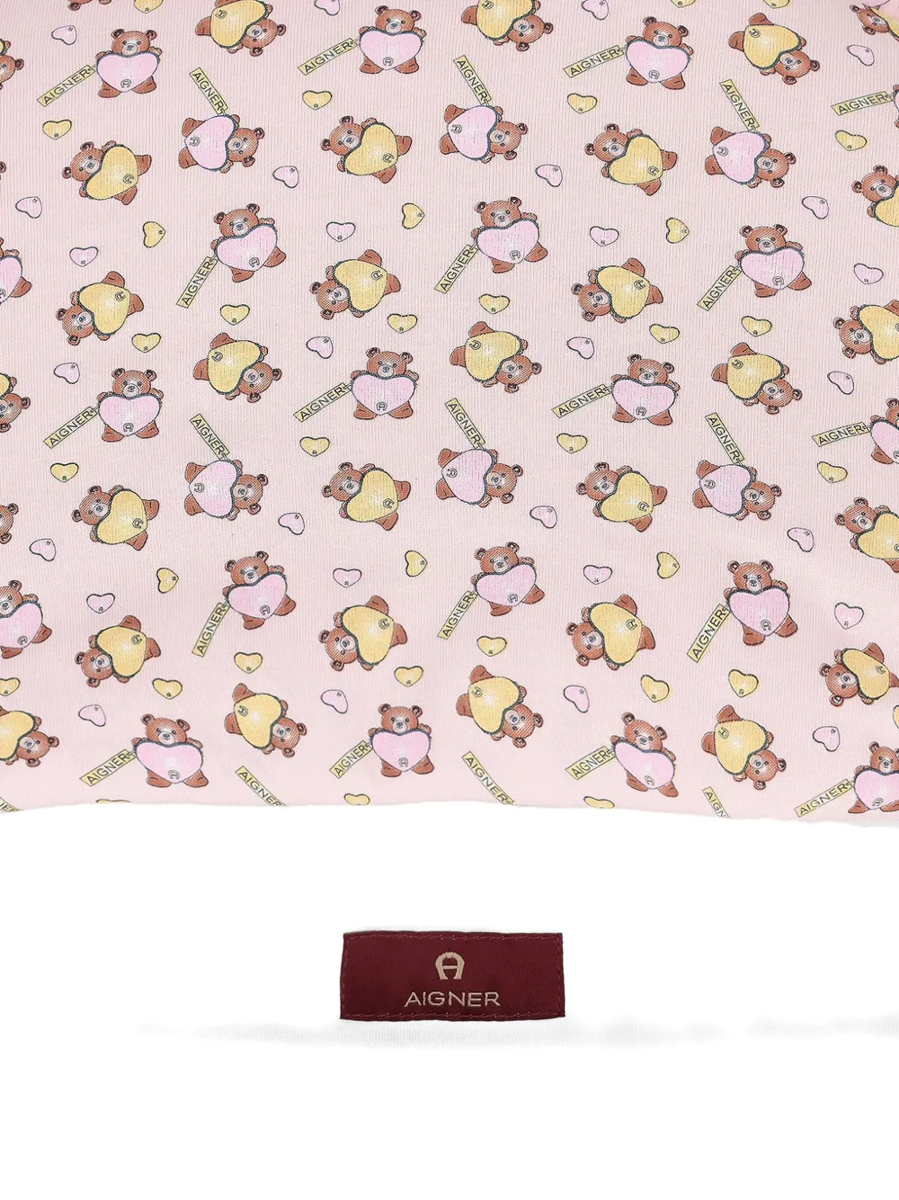 Aigner Kids Slaapzak met capuchon en teddybeerprint Roze