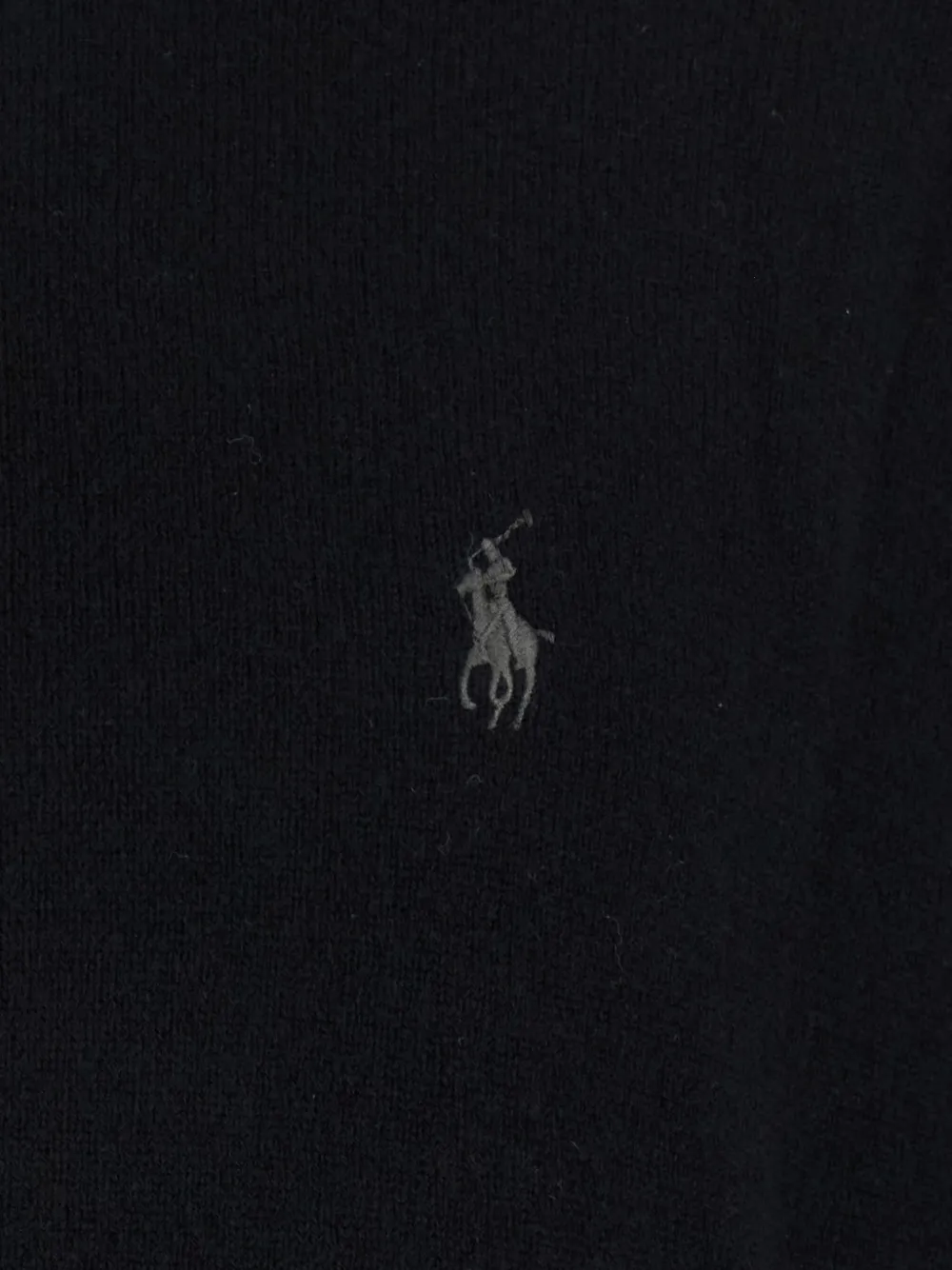 Polo Ralph Lauren Vest met col en borduurwerk Zwart
