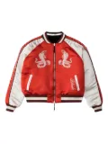 RHUDE embroidered satin jacket