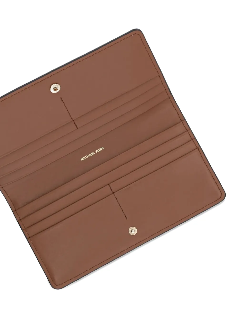Michael Kors logo-detail leather wallet Bruin