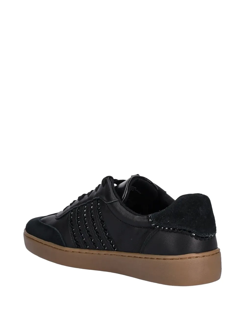 Michael Michael Kors Embellished Sneakers In Black
