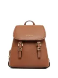 Michael Michael Kors Quinn leather buckled backpack - Brown