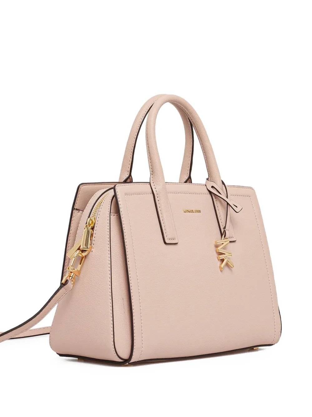 Michael Kors medium Laila leather satchel bag Roze