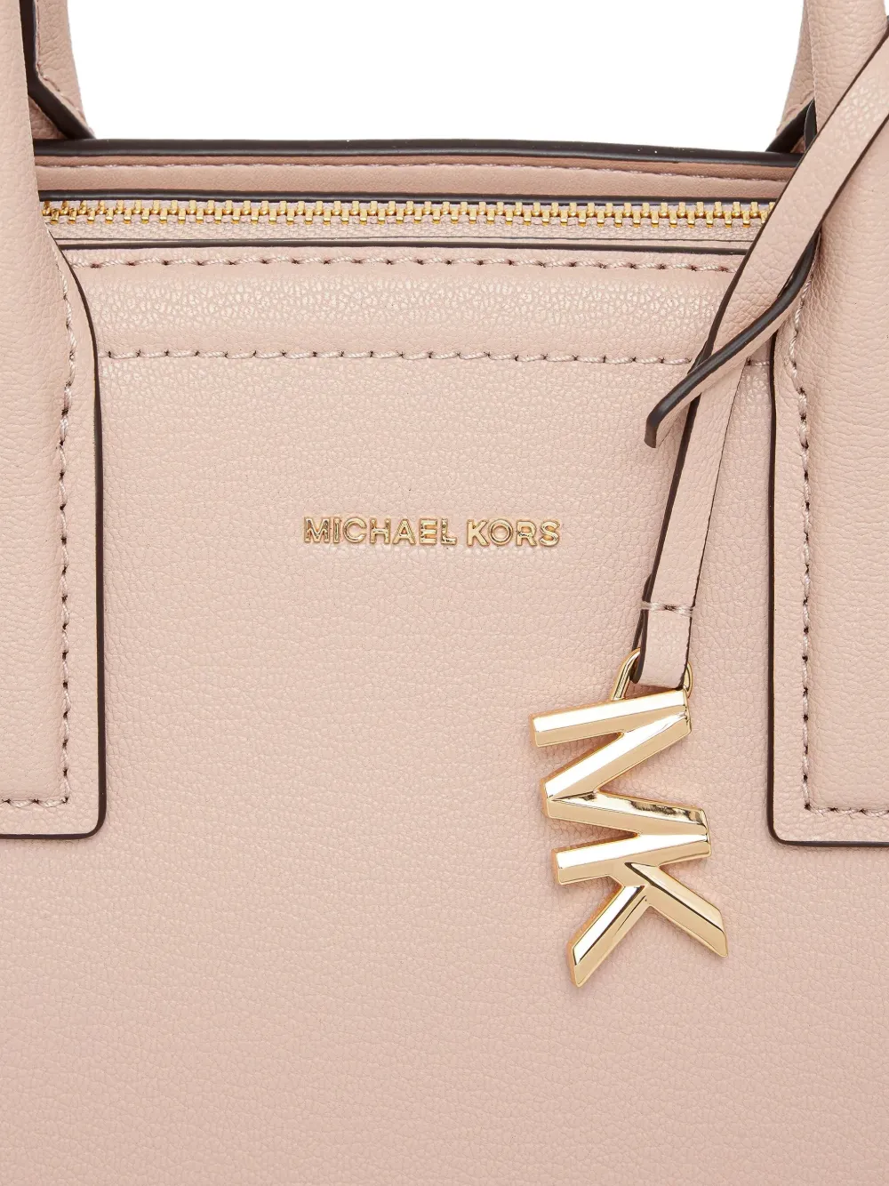 Michael Kors medium Laila leather satchel bag Roze