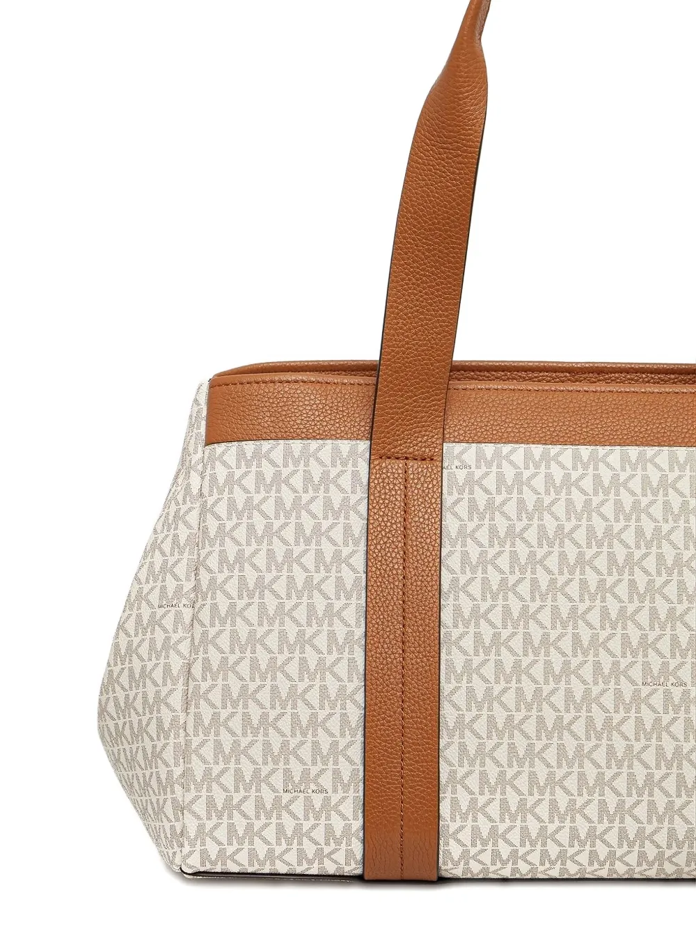 Michael Michael Kors Monogram Tote Bag In Gray