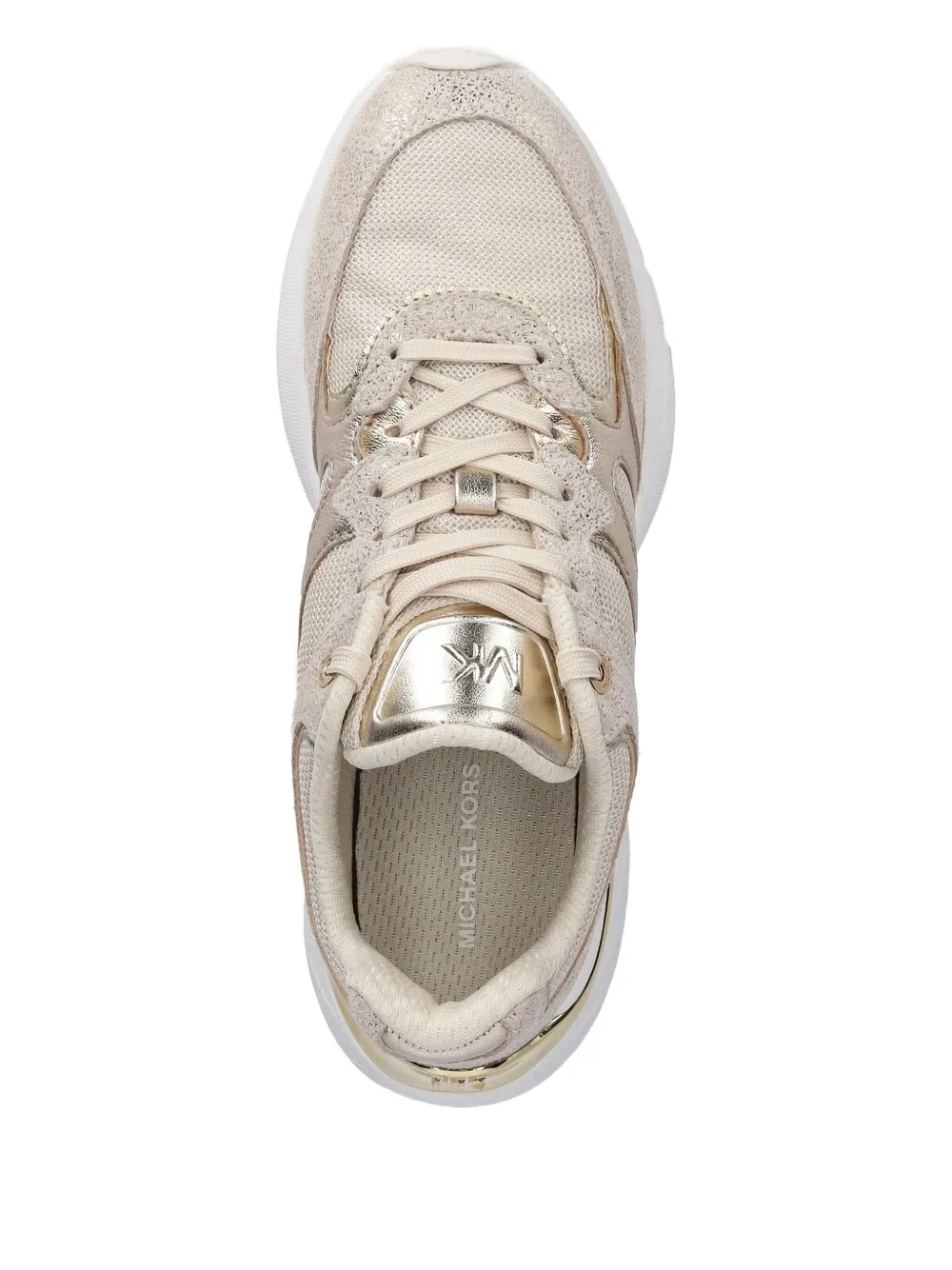 Michael Michael Kors Lace-up Sneakers In Neutral