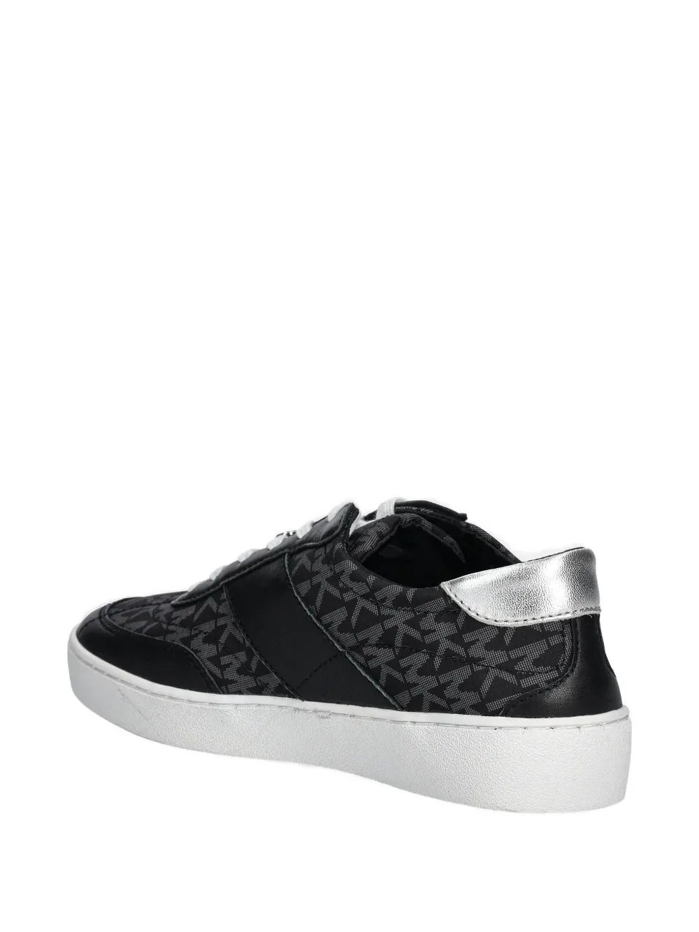 Michael Michael Kors Monogram Sneakers In Black
