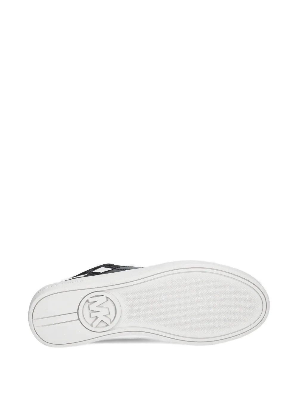 Michael Michael Kors Monogram Sneakers In Black