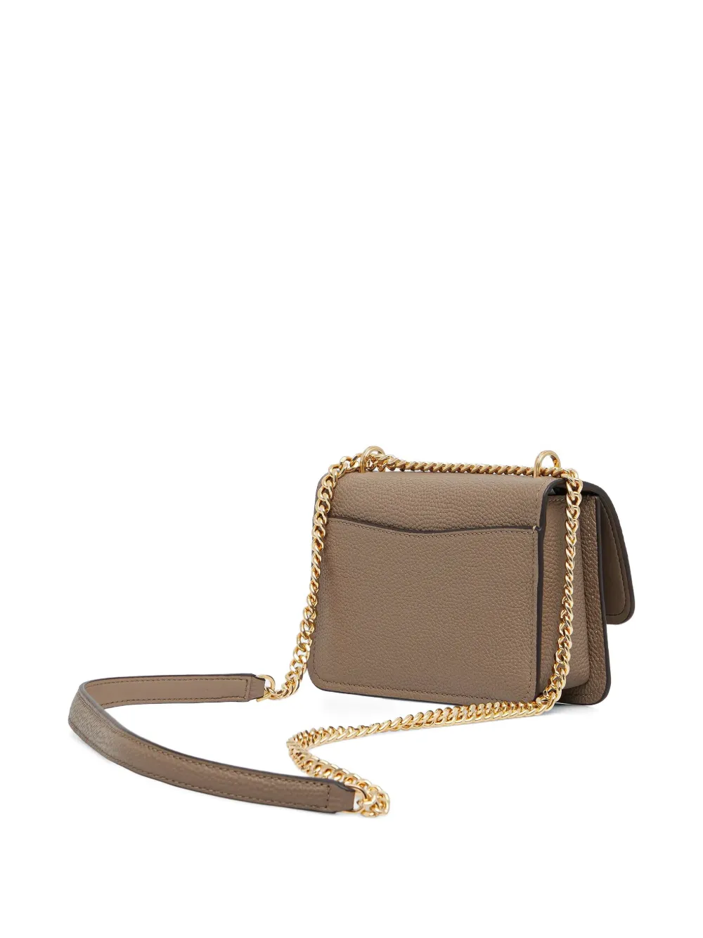 Michael Kors mini Claire grained-leather shoulder bag Bruin