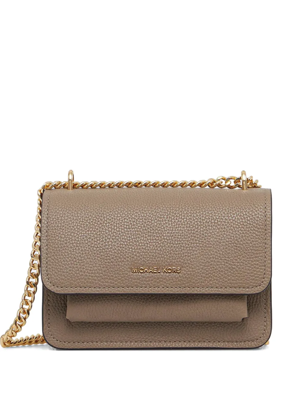 mini Claire grained-leather shoulder bag