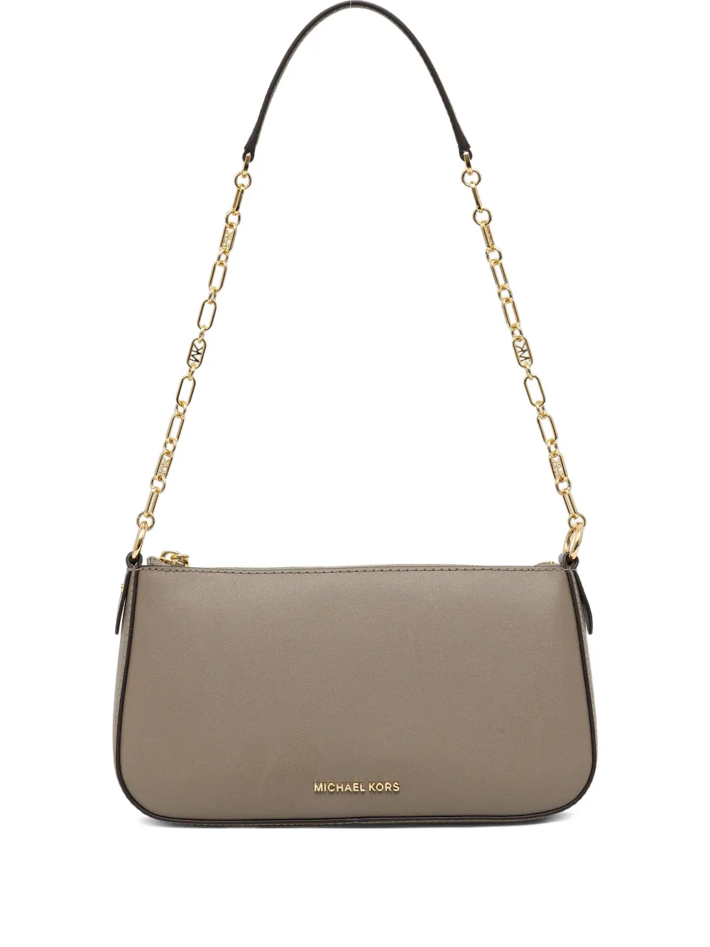 small chain-strap leather shoulder bag