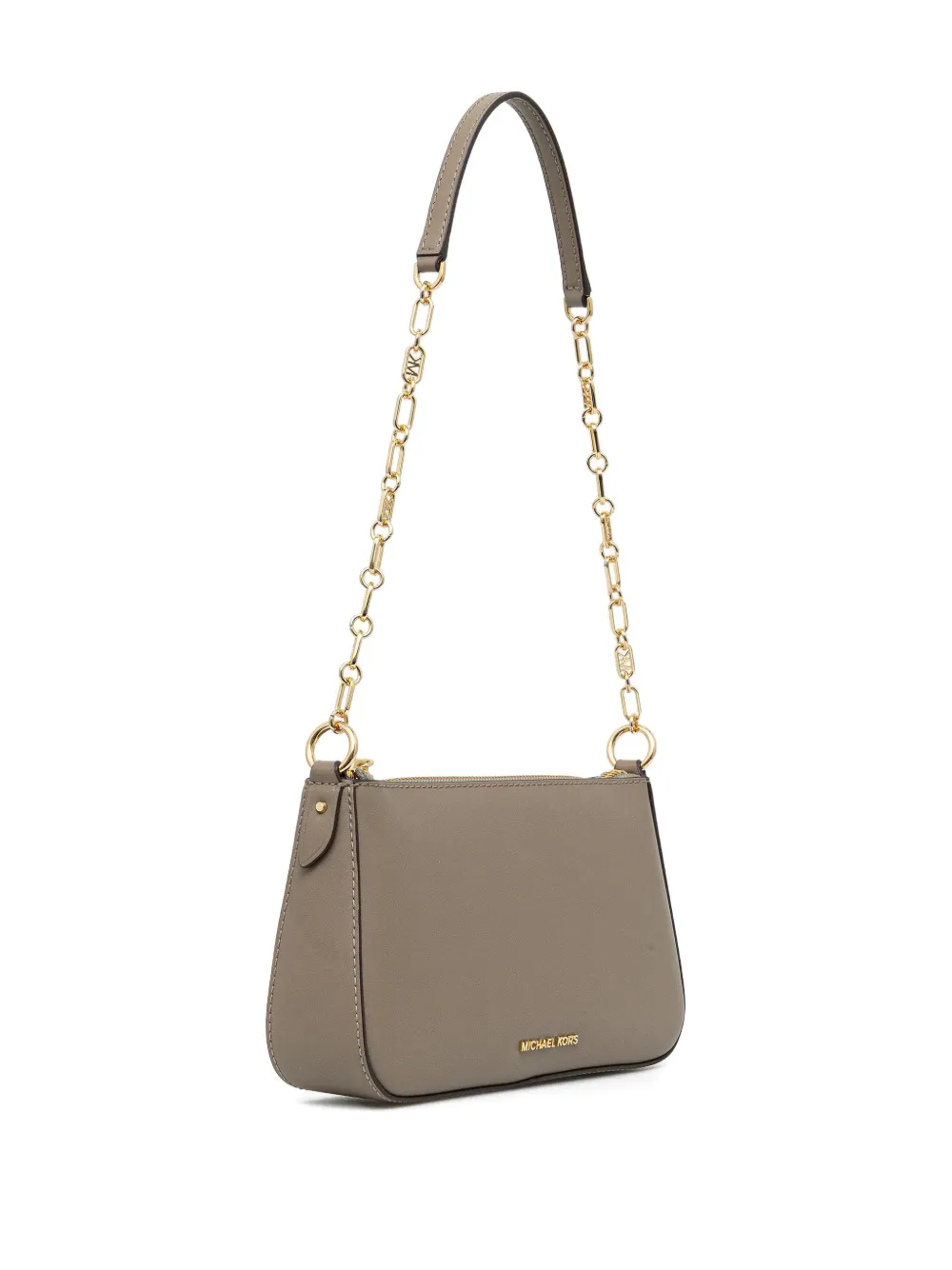 Michael Michael Kors small chain-strap leather shoulder bag - Beige