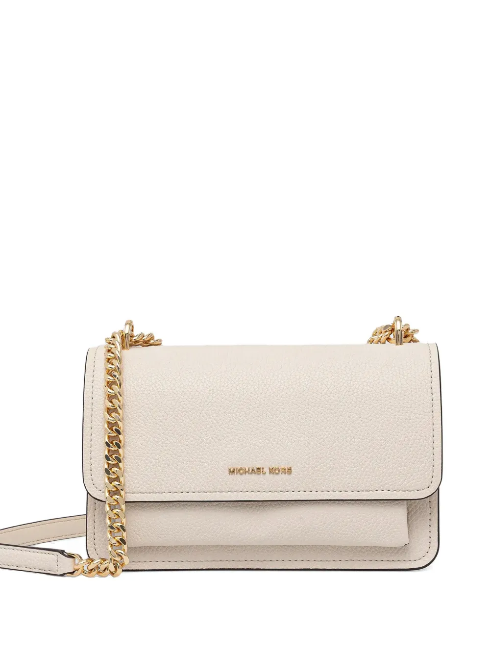 Michael Kors mini Claire grained-leather shoulder bag Bruin