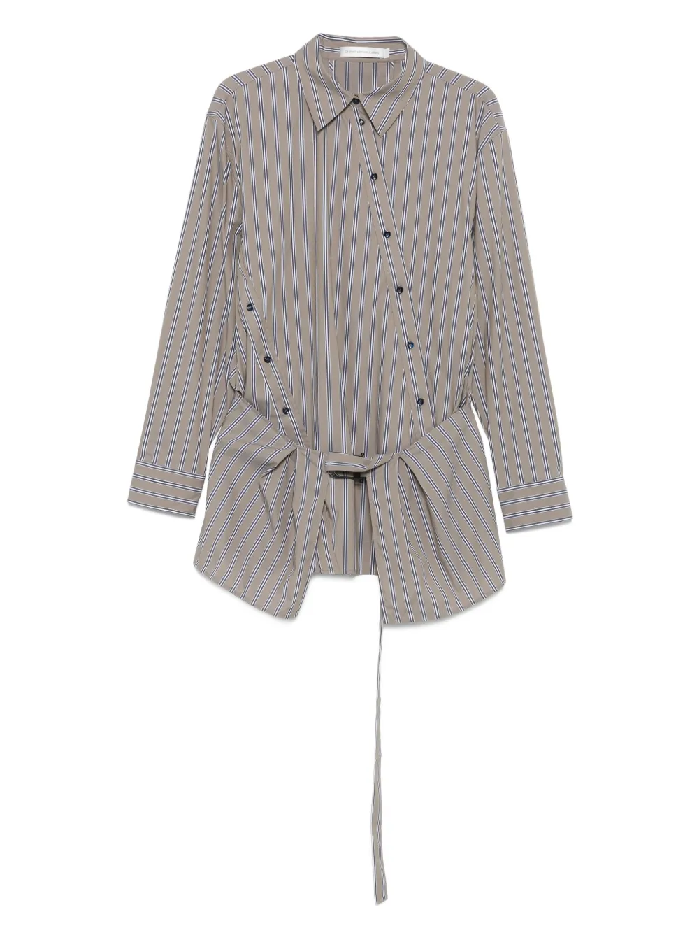Christopher Esber Blouse met ceintuur Groen