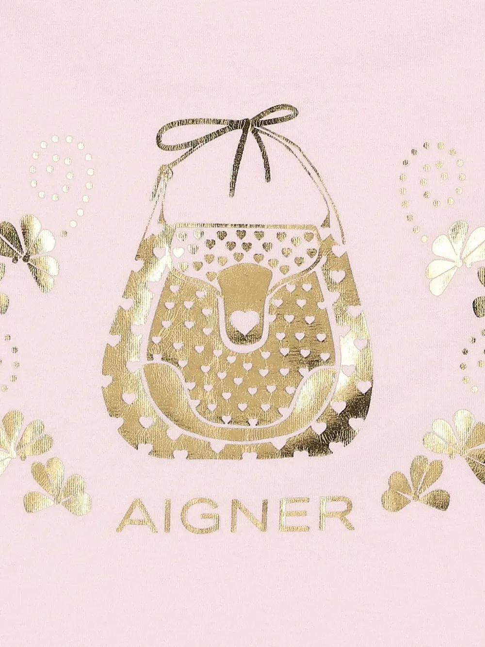 Aigner Kids Slaapzak met ruches en logo Roze