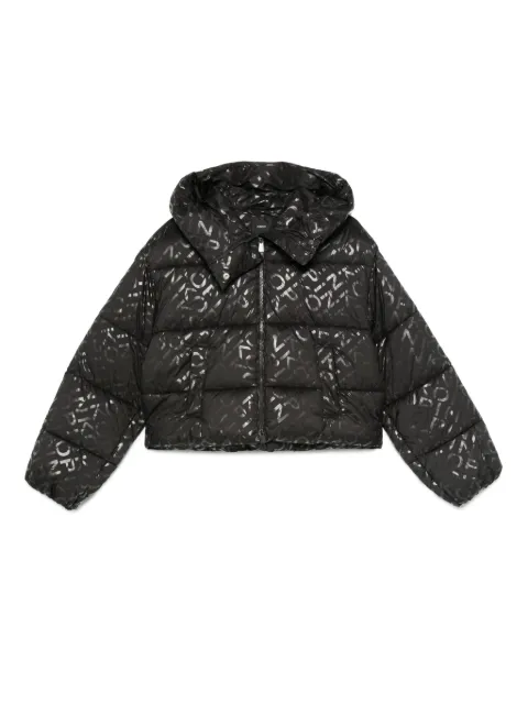 PINKO logo-print puffer jacket