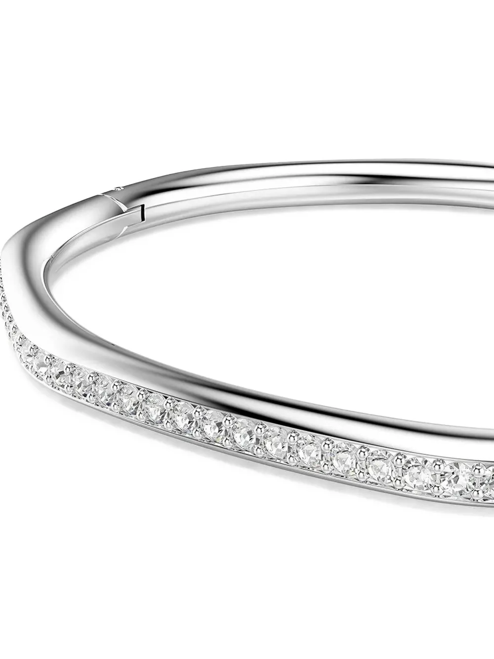 Swarovski Faceted Crystal-embellished Bracelet In Metallic