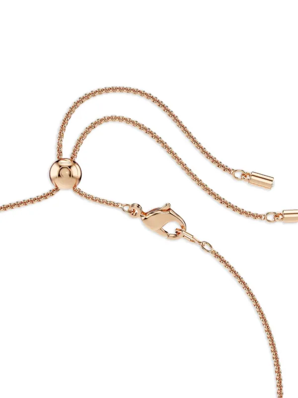 Swarovski Constella rose-gold pearl-drop Necklace Pink FARFETCH ZA