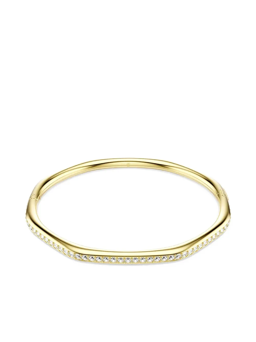 Dextera gold crystal-embellished bangle