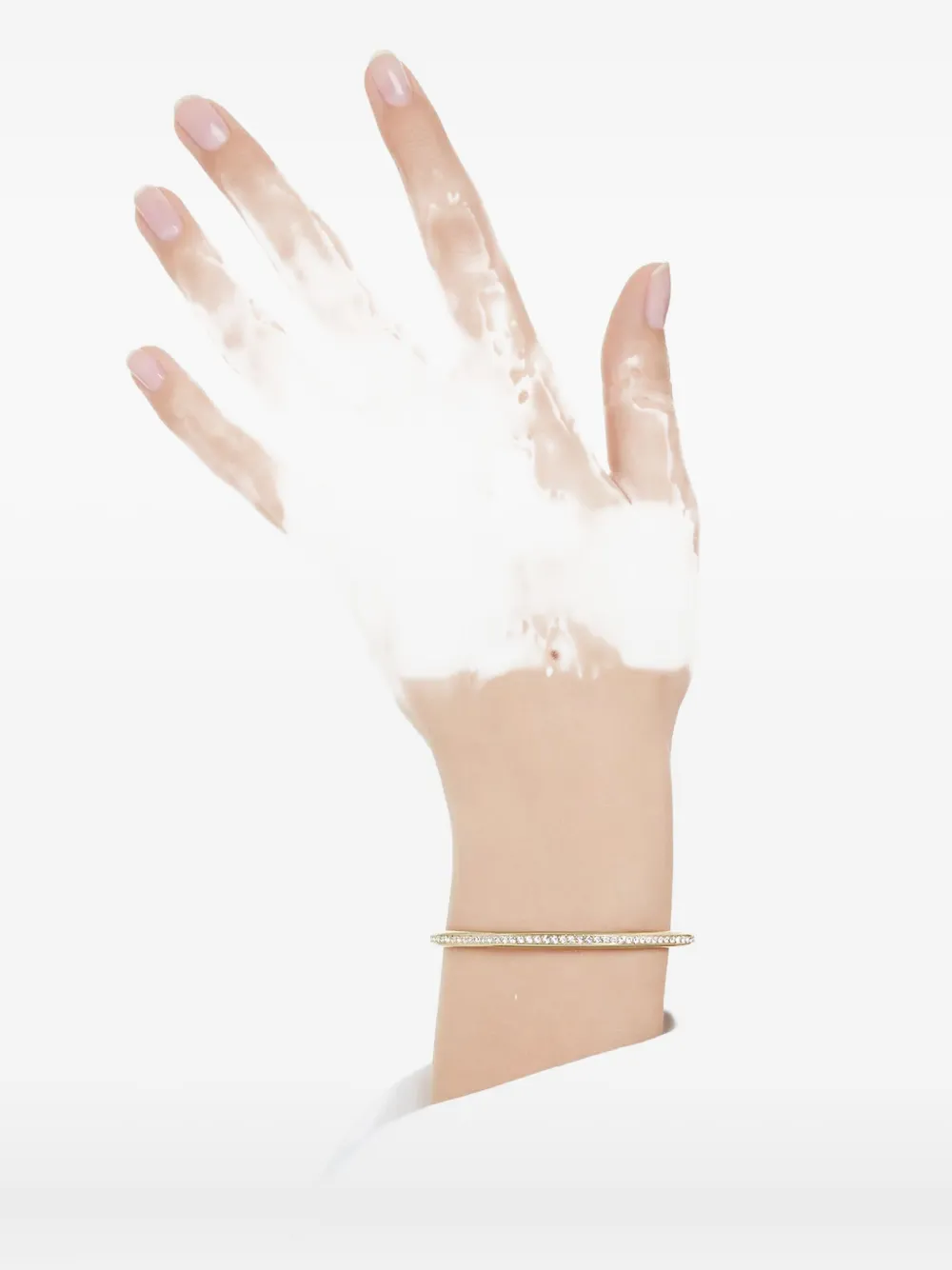 Swarovski Dextera gold crystal-embellished bangle - Goud