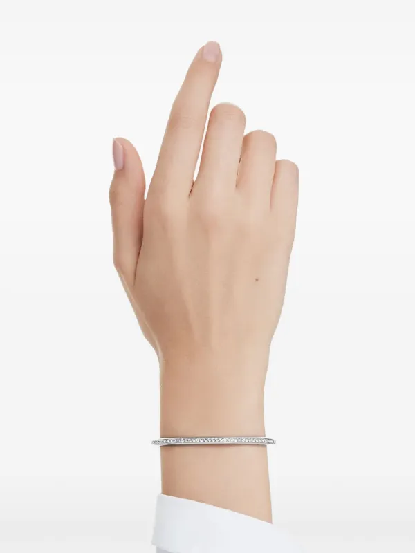 SWAROVSKI Dextera バングル Amazon.com: Swarovski Dextera Bangle, Round Cut, Clear, Rose