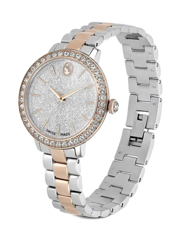 Swarovski 腕時計 Swarovski マトリックス 3-link 30mm 腕時計 | シルバートーン