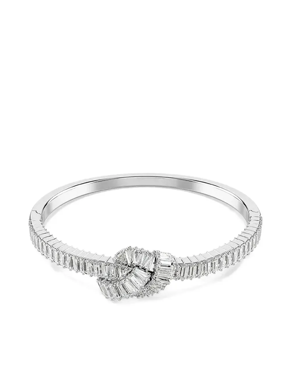 Matrix baguette-cut knot bracelet