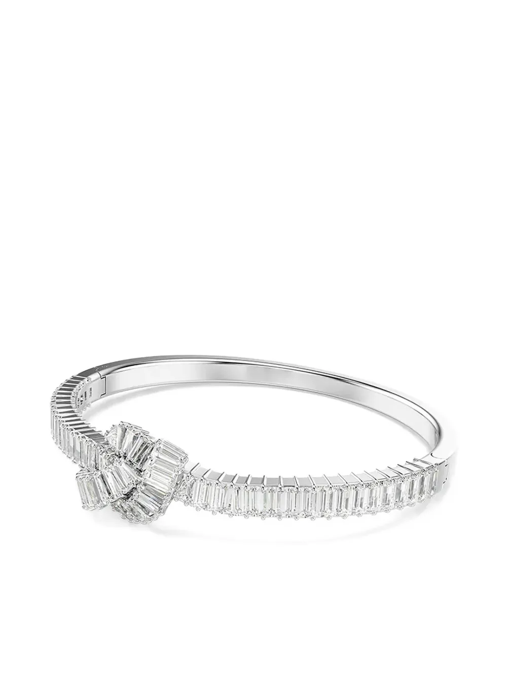 Swarovski Matrix baguette-cut knot bracelet - シルバートーン Swarovski Matrix baguette-cut knot bracelet - シルバートーン