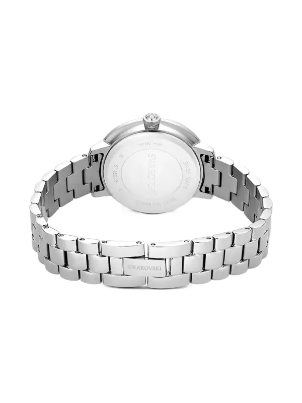 Swarovski シルバー 腕時計(クォーツ) 133 Swarovski Matrix 3-link 30mm | White | FARFETCH