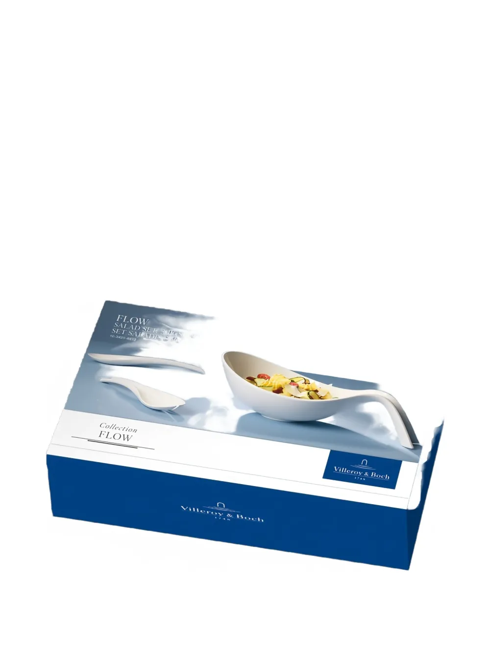 Villeroy & Boch Oval-shape Bowl (set Of Three) In White
