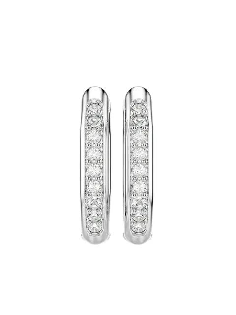Swarovski Zeshoekige oorbellen met kristallen