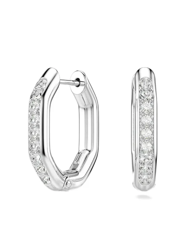 SWAROVSKI クリスタルピアス Swarovski ヘキサゴンカット クリスタル ピアス | ホワイト | FARFETCH JP