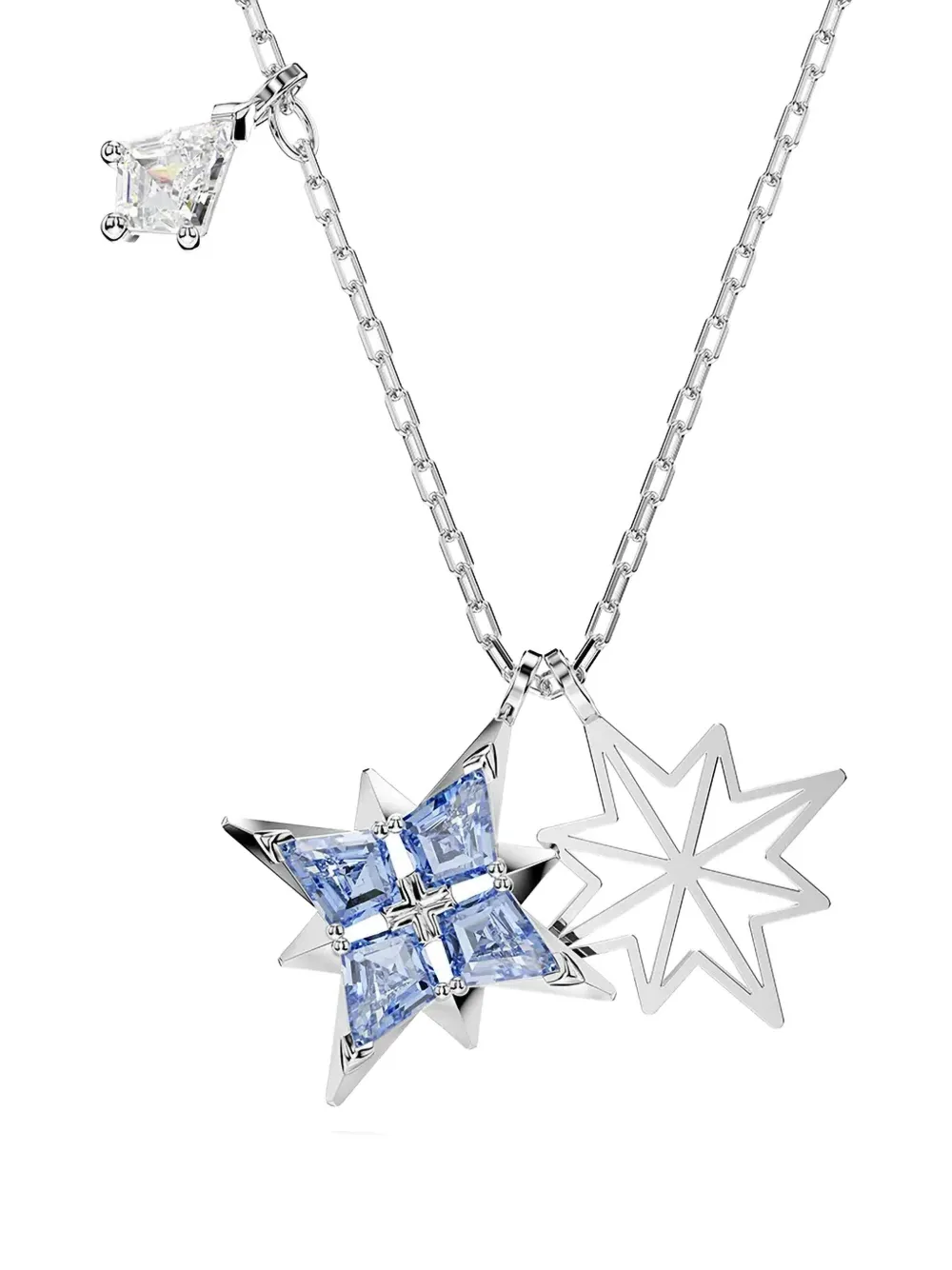 Swarovski Symbolica star-embellished chain necklace - Blauw