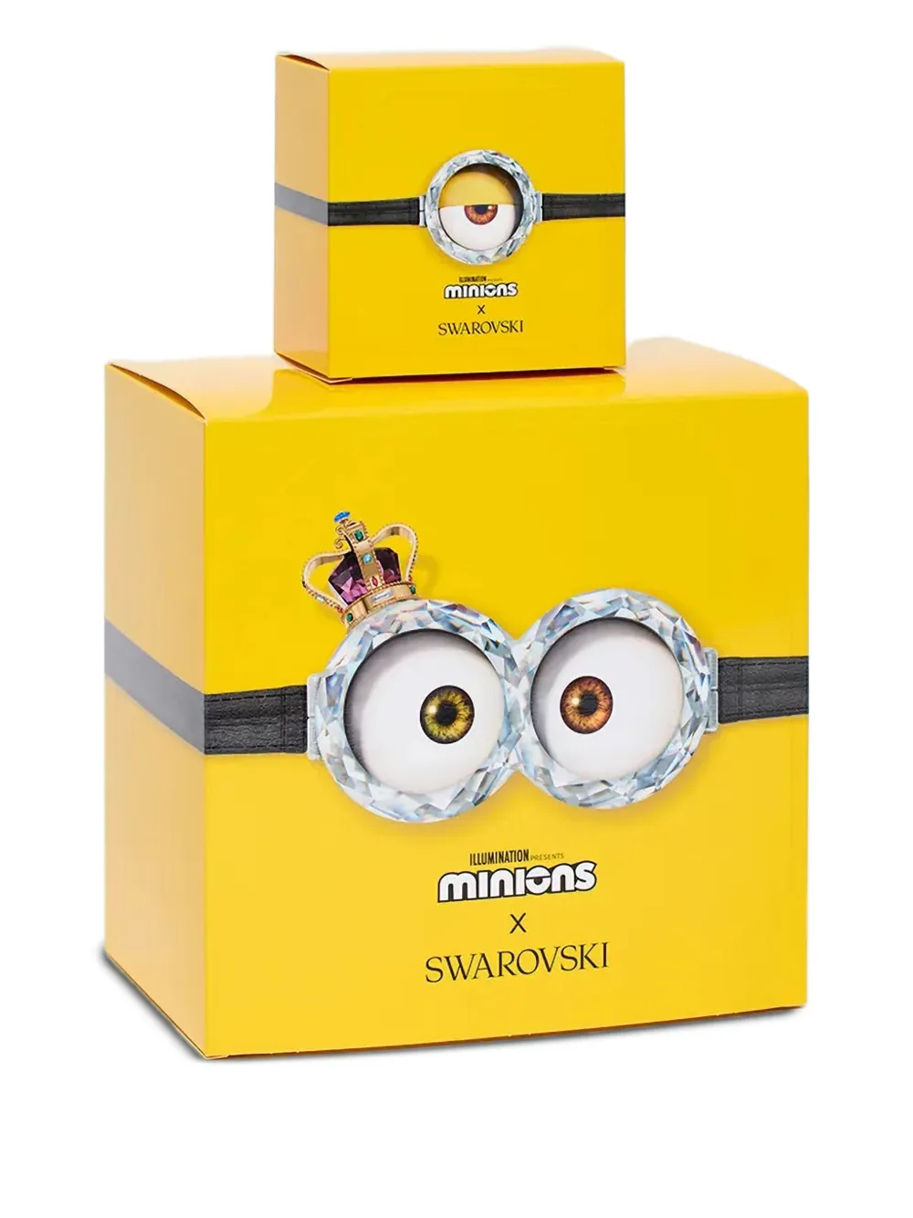 Swarovski Minions Stuart Crystal Figurine In Yellow
